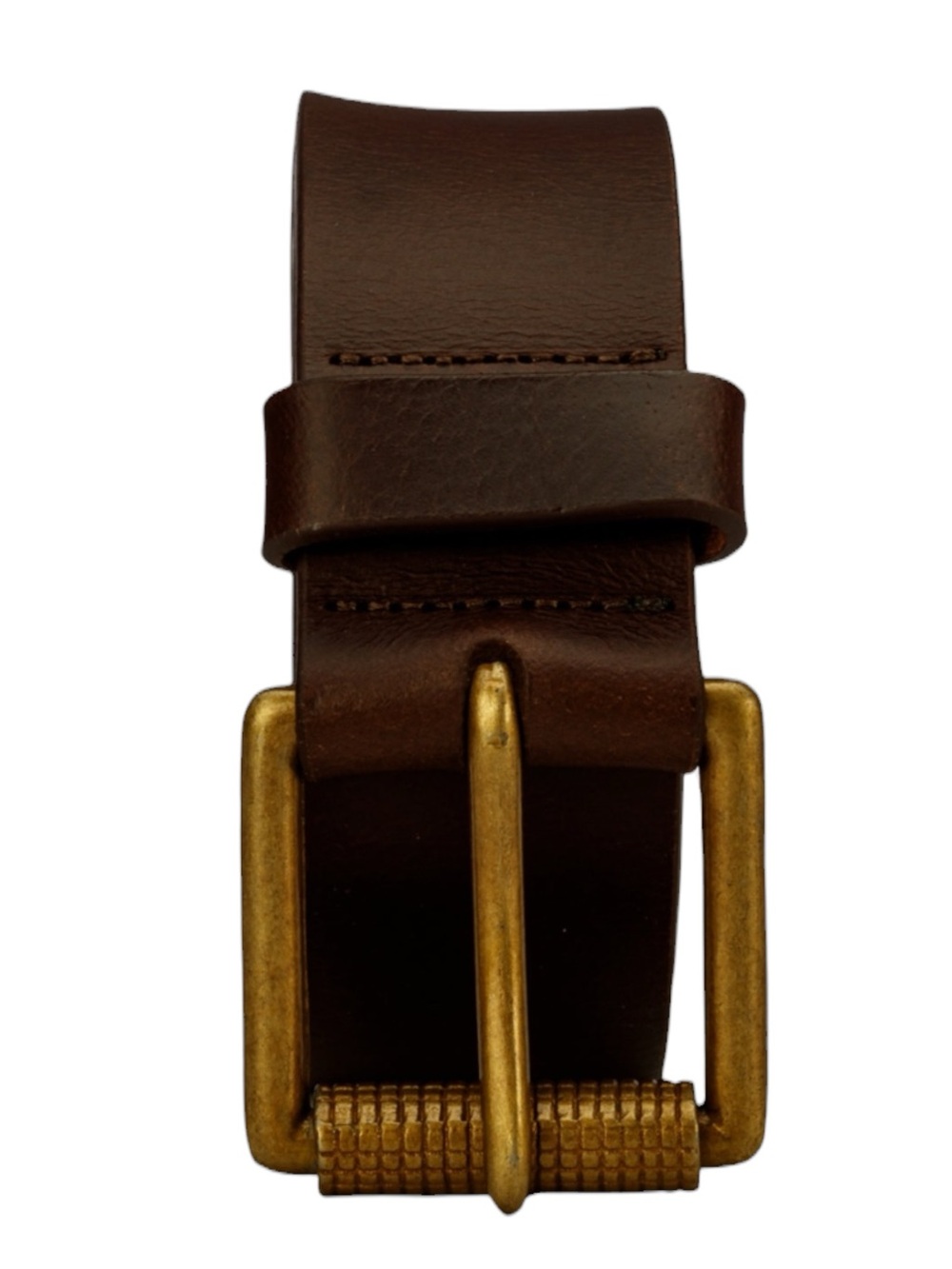Finelaer Brown Genuine Leather Classic Men’s Belt Size 36”-38”